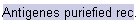 Antigenes puriefied rec.