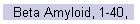 Beta Amyloid, 1-40,