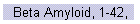 Beta Amyloid, 1-42,