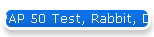 PAP 50 Test, Rabbit, DAB