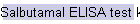 Salbutamal ELISA test kit