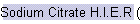 Sodium Citrate H.I.E.R (pH 6.0)