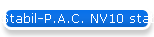 Stabil-P.A.C. NV10 stabilisation